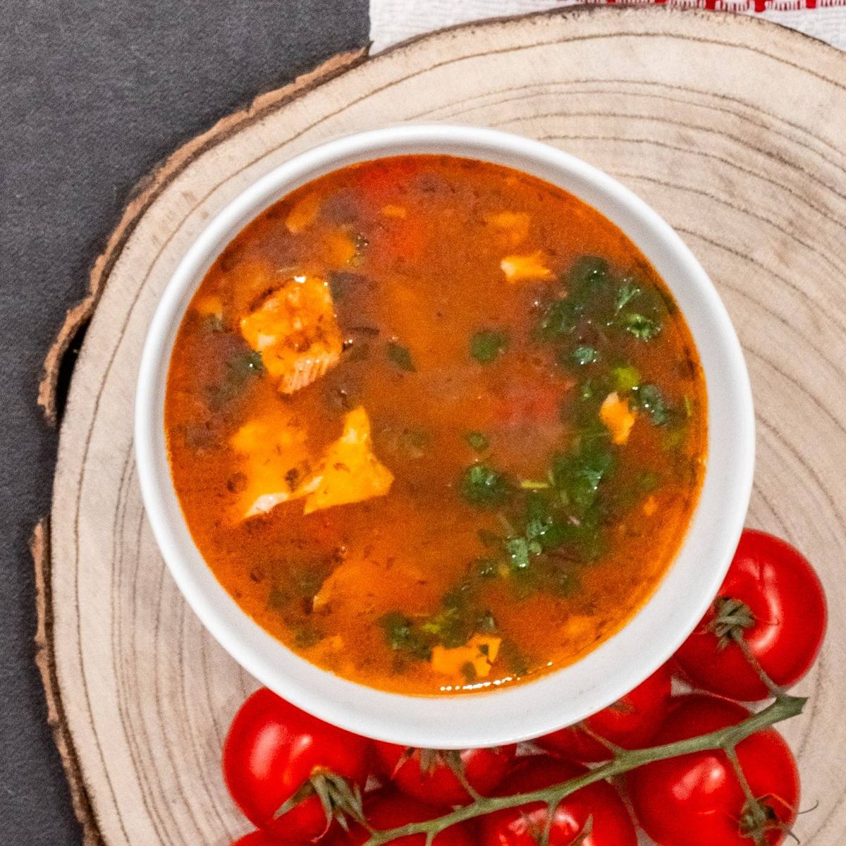 Borș de afumătură cu cartofi